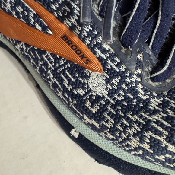Brooks Adrenaline 20 Navy Copper GTS XX Guiderails Running Sneaker Womens 6.5 - Picture 2 of 9